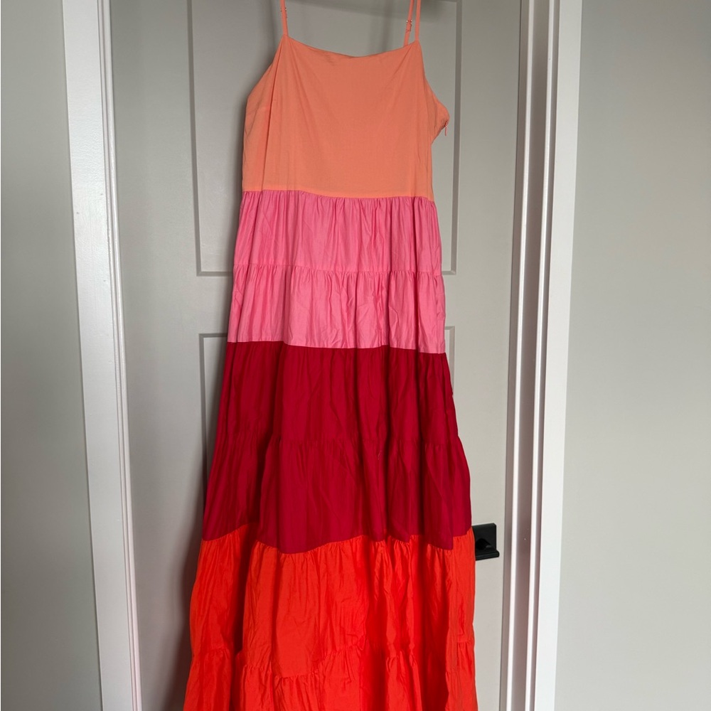 English Factory Orange Maxi Dress